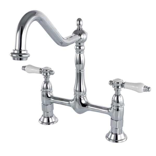 KS1171BPL Bel-Air Bridge Kitchen Faucet, Polished Chrome